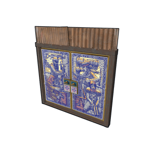 Porcelain Sheet Metal Double Door