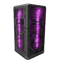 Neon Berries Fridge in Rust