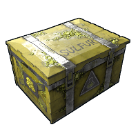 Small Sulfur Box in Rust