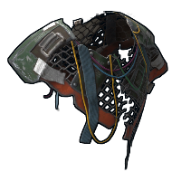 Cargo Heli Poncho in Rust