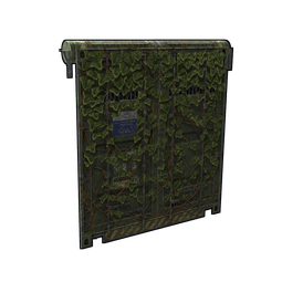 Cobalt Jungle Container Garage Door
