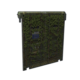 Cobalt Jungle Container Garage Door