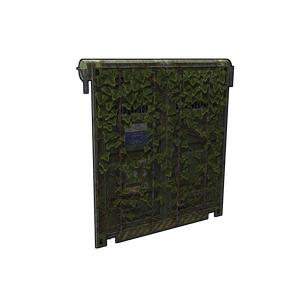 Cobalt Jungle Container Garage Door