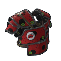 Ladybug Cosplay Roadsign Vest in Rust