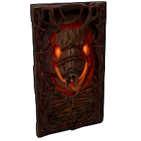 Wild Hunt Wooden Door