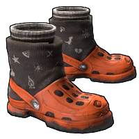 Pumpkin Boots in Rust