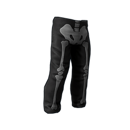 Skeleton Costume Burlap Pants