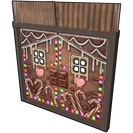 Gingerbread Metal Double Door
