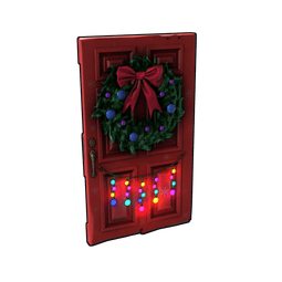 Christmas Wooden Door