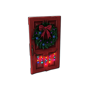 Christmas Wooden Door