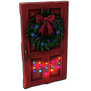 Christmas Wooden Door