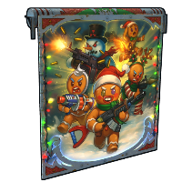 Gingerbread Raid Garage Door in Rust