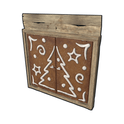Ginger Bread Wooden Double Door