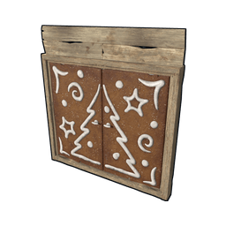 Ginger Bread Wooden Double Door