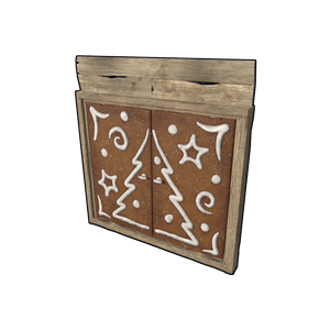 Ginger Bread Wooden Double Door
