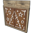 Ginger Bread Wooden Double Door