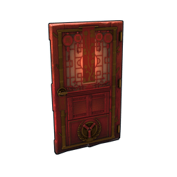 Lunar Horse Fortune Wooden Door