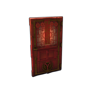 Lunar Horse Fortune Wooden Door