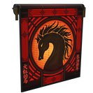Lunar Horse Garage Door