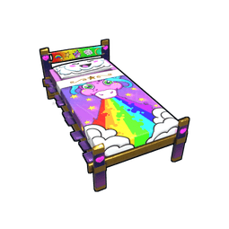 Rainbow Pony Bed