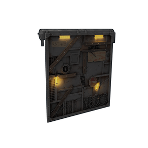 Welded Quarantine Garage Door