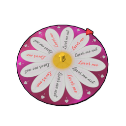 Loves me Loves me Not Spinning Wheel