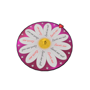 Loves me Loves me Not Spinning Wheel