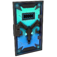 Glacial Visage Armored Door in Rust