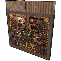 Junkernaught Sheet Metal Double Door in Rust