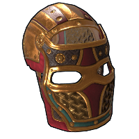 Emperor Metal Facemask in Rust