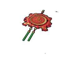 Year of the Fire Horse Wall Pendant