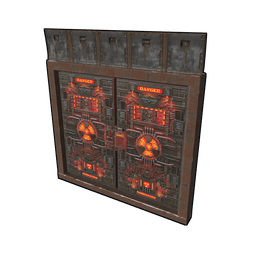 Nuke Room Double Armored Door