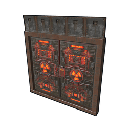 Nuke Room Double Armored Door