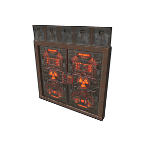 Nuke Room Double Armored Door