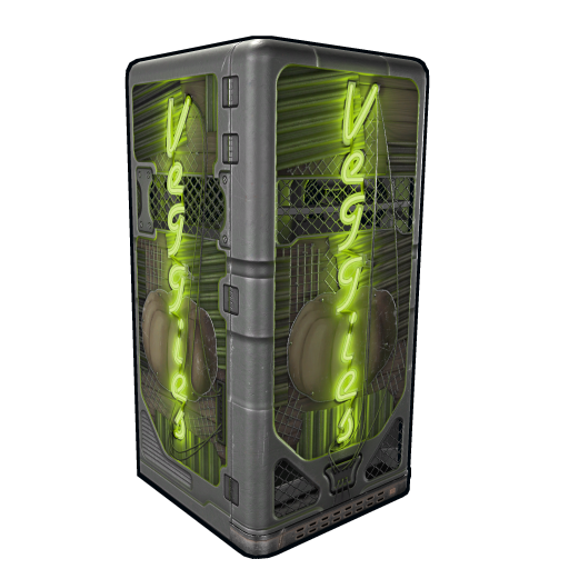 Neon Veggies Fridge