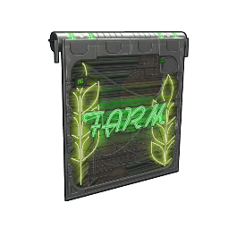 Neon Farm Door