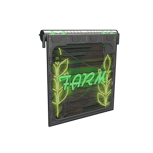 Neon Farm Door