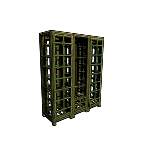 Bamboo Cage Locker