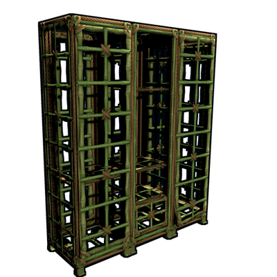 Bamboo Cage Locker