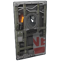 Fuselage Sheet Metal Door in Rust