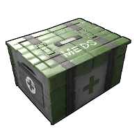 Small Meds Box in Rust