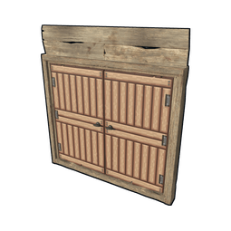Pixel Wooden Double Door