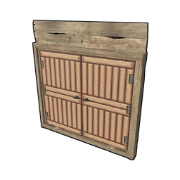 Pixel Wooden Double Door