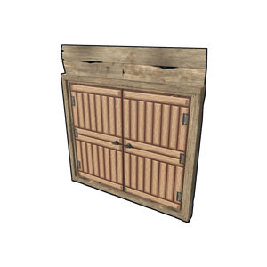 Pixel Wooden Double Door