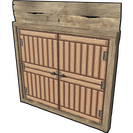 Pixel Wooden Double Door