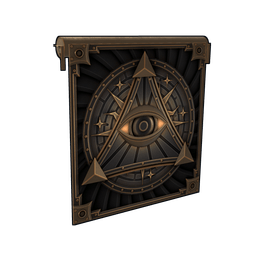 All-Seeing Eye Garage Door