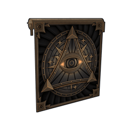 All-Seeing Eye Garage Door