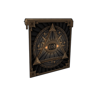 All-Seeing Eye Garage Door