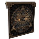 All-Seeing Eye Garage Door