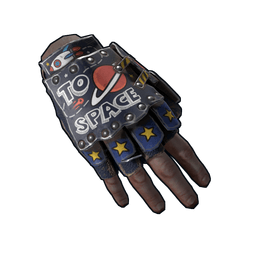 Space Raider Roadsign Gloves